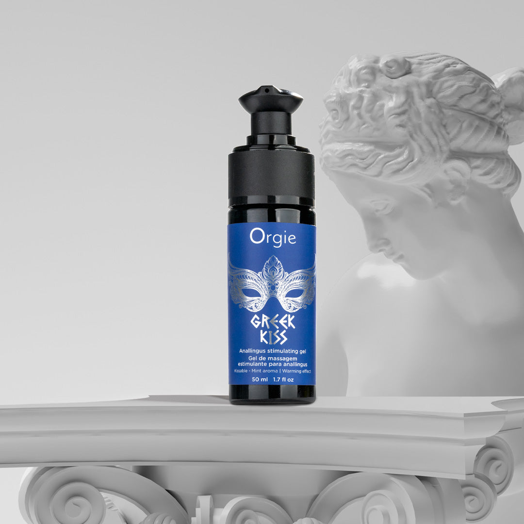 Gel Besable Anal Greek Kiss Sabor y Olor Menta Fresca