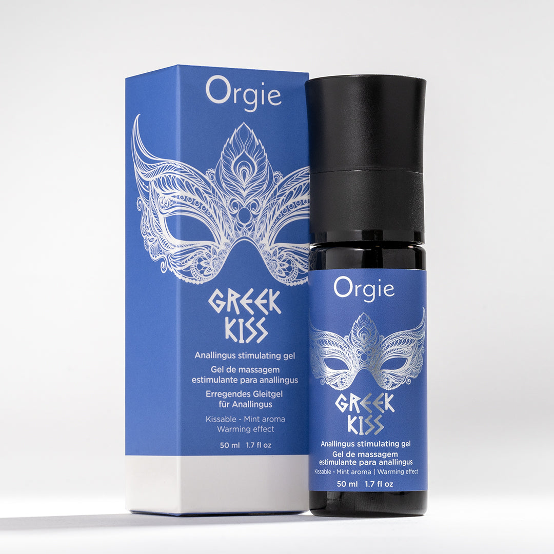Gel Besable Anal Greek Kiss Sabor y Olor Menta Fresca