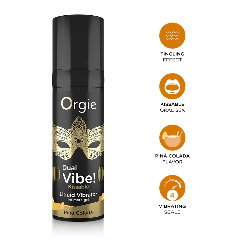 Dual Vibe Piña Colada Vibrador Liquido Efecto Vibrante