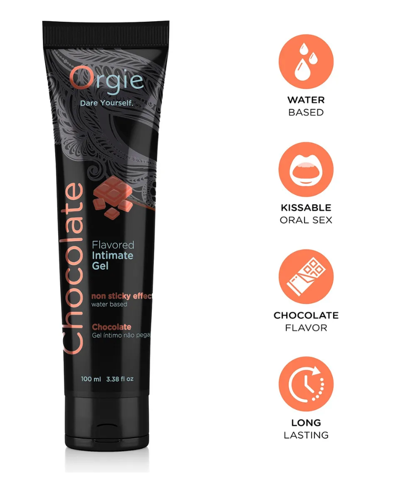 Lubricante Comestible Sabor Chocolate Base Agua