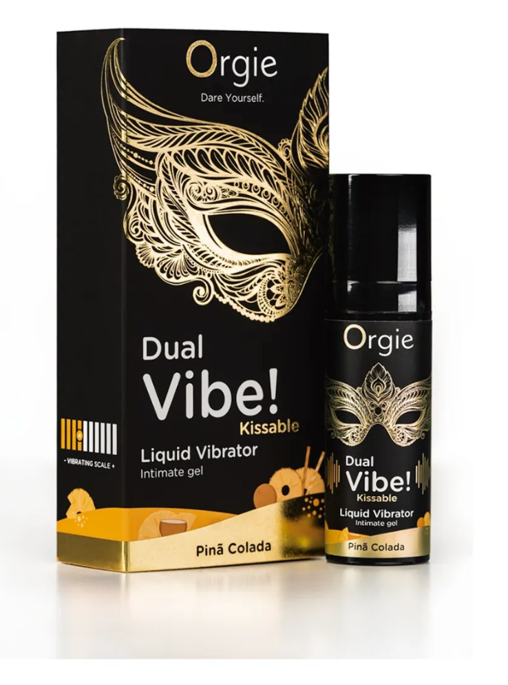 Dual Vibe Piña Colada Vibrador Liquido Efecto Vibrante