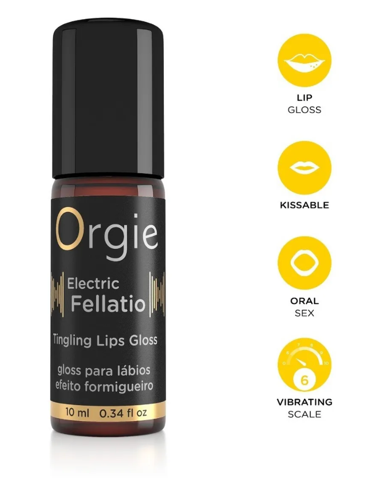 Electric Fellatio Gloss Labial Para Sexo Oral