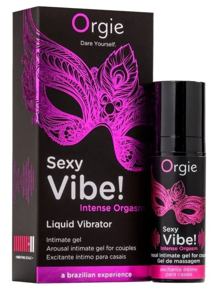 Sexy Vibe! Intense Orgasm Vibrador Liquido - Sensacion De Vibracion y Frio