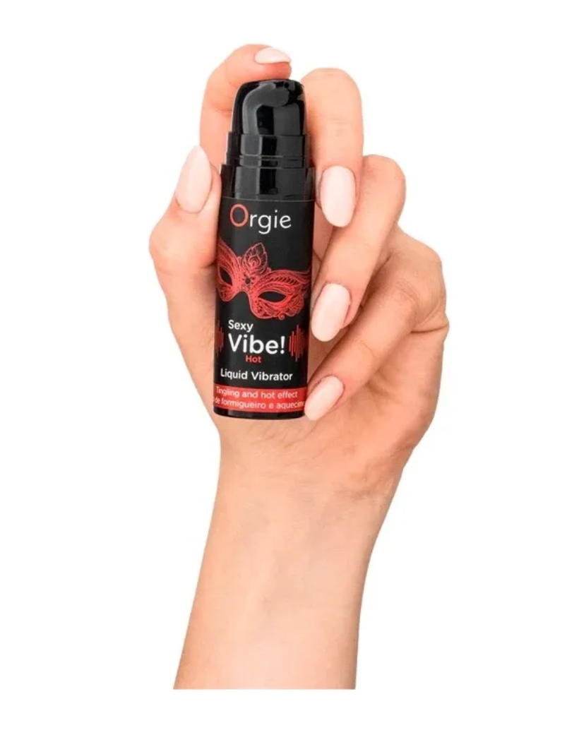 Sexy Vibe! Hot Vibrador Liquido - Vibración Y Calor con Sabor a Fresa