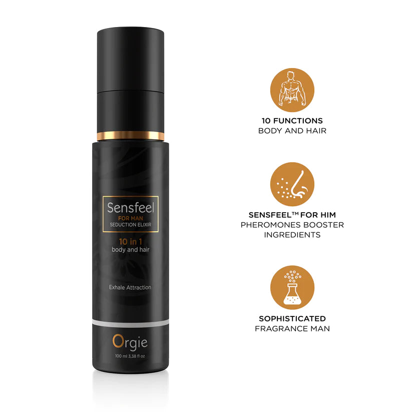 Sensfeel Man Seduction Elixir 10 En 1 Para Cuerpo Y Cabello