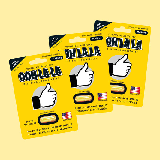 Pack de 3 pastillas Ooh La La