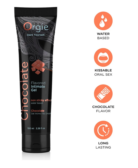 Lubricante Comestible Sabor Chocolate Base Agua