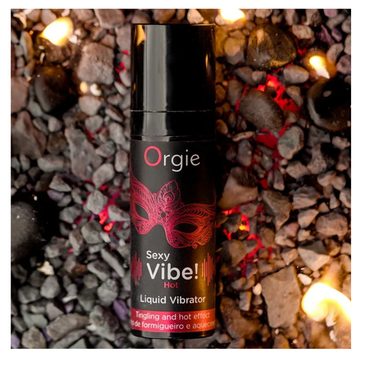 Sexy Vibe! Hot Vibrador Liquido - Vibración Y Calor con Sabor a Fresa