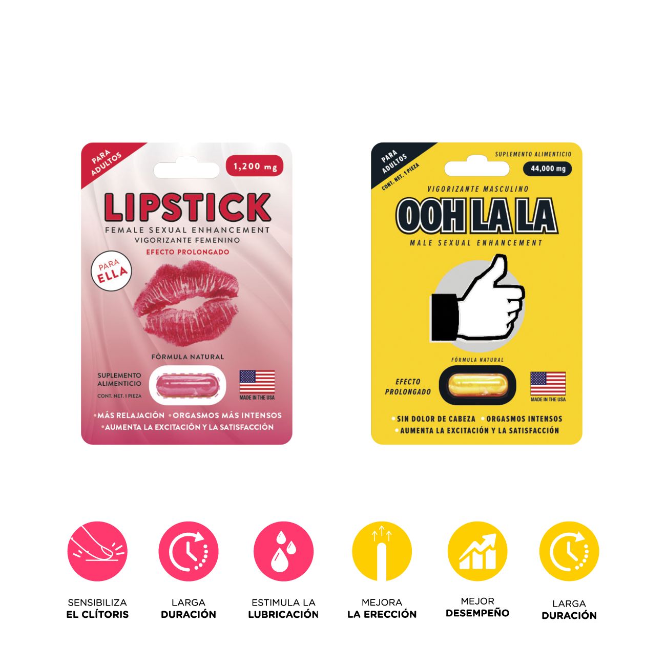 Lipstick Pack De 3 Unidades Potencia El Rendimiento Sexual