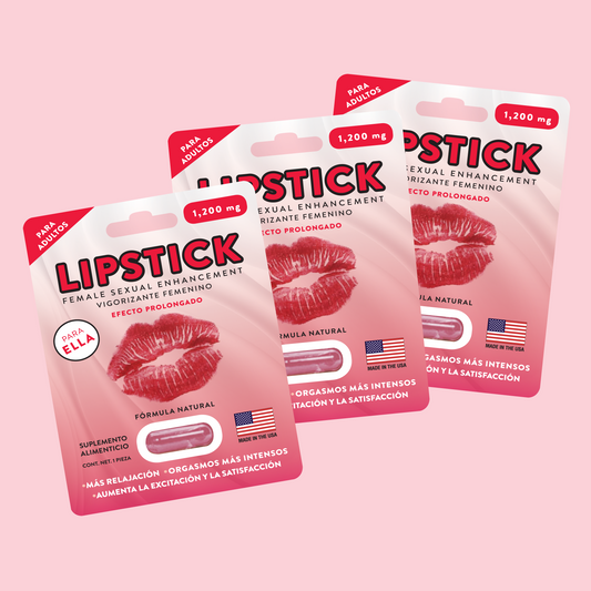 Lipstick Pack De 3 Unidades Potencia El Rendimiento Sexual